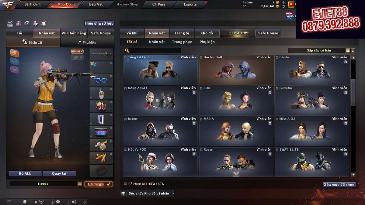 shop acc cf uy tin gia re